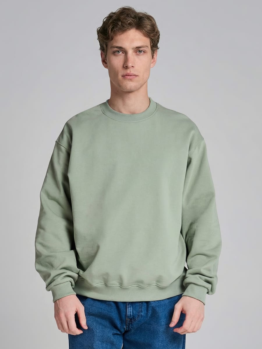 Свитшот базовый однотонный