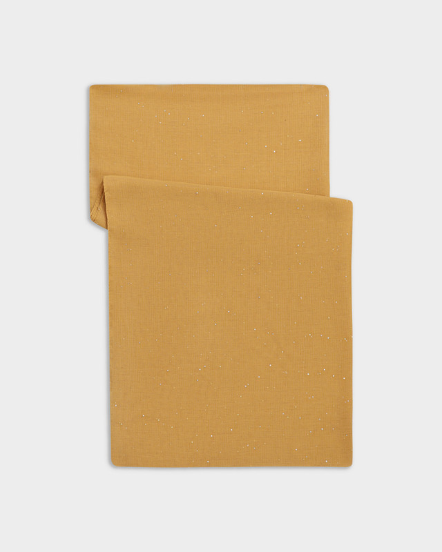 Однотонный палантин с пайетками